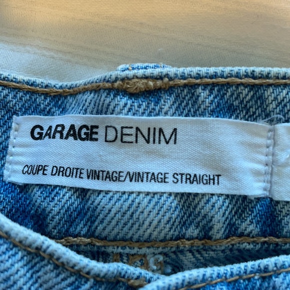 Garage Vintage Straight Denim Jeans - Picture 4 of 5